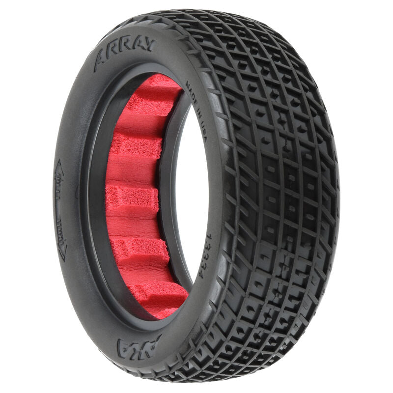 Array 2.2" Super Soft Dirt Oval Buggy 2WD/4WD Front Tires (2) by AKA