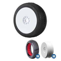 Gridiron II SSLW Off-Road 1:8 Buggy Tire Racer Bundle White by AKA