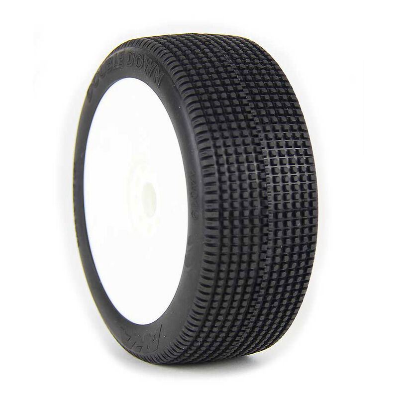 1/8 Double Down Soft Evo Whl Mnt White:Bx by AKA