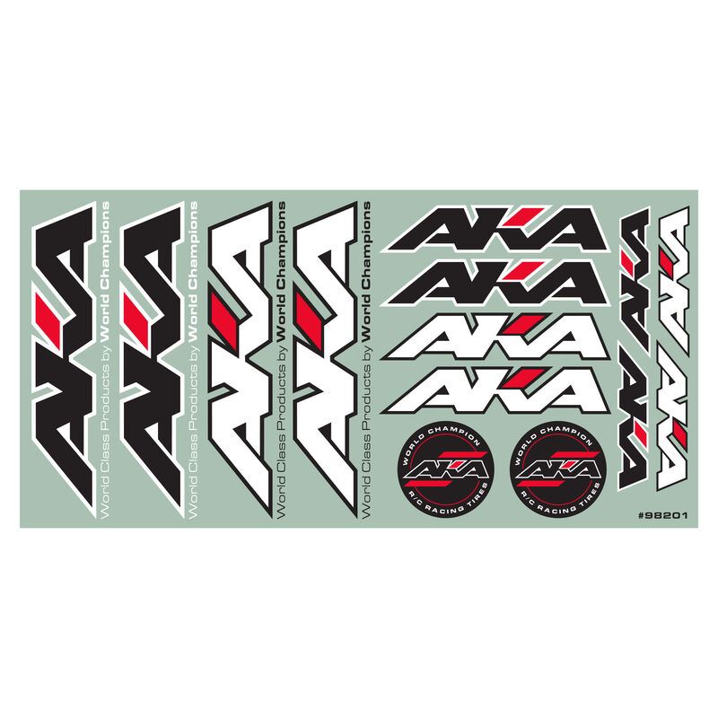 AKA Sponsor Decal Sheet, Large by AKA