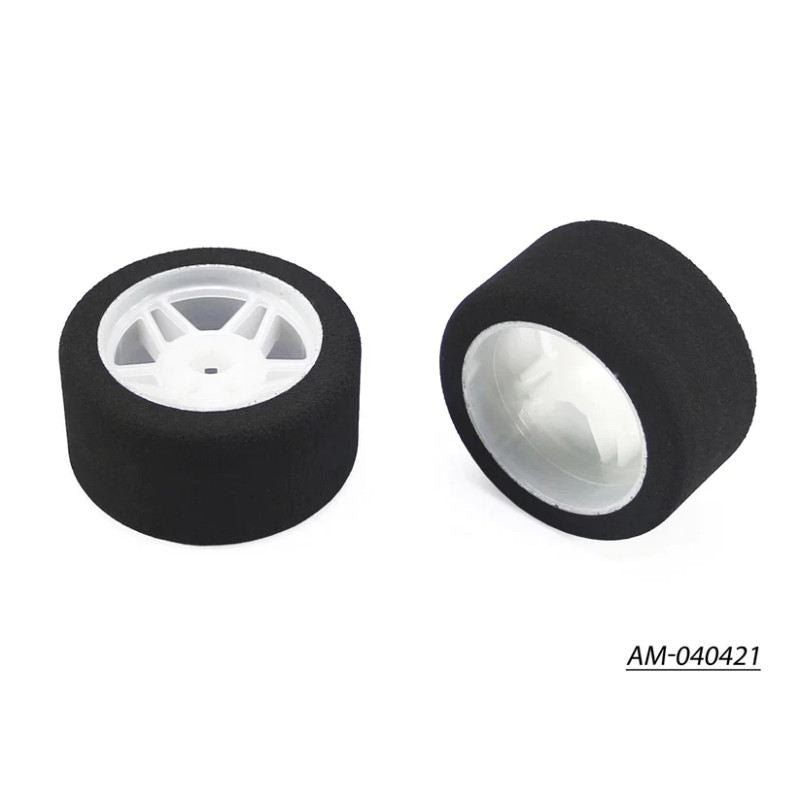 1/8 Foam Tyre Rim 37MM Front 30 Shore Five Light (2) Italy by ArrowMax