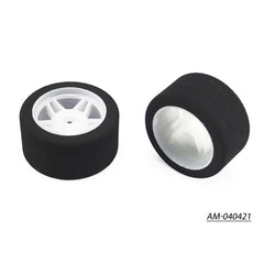 1/8 Foam Tyre Rim 37MM Front 30 Shore Five Light (2) Italy by ArrowMax