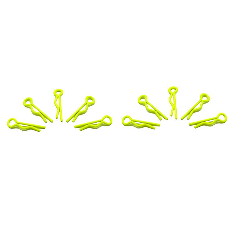 ArrowMax Small Body Clip 1/10 - Fluorescent Yellow  (10)