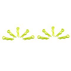 ArrowMax Small Body Clip 1/10 - Fluorescent Yellow  (10)