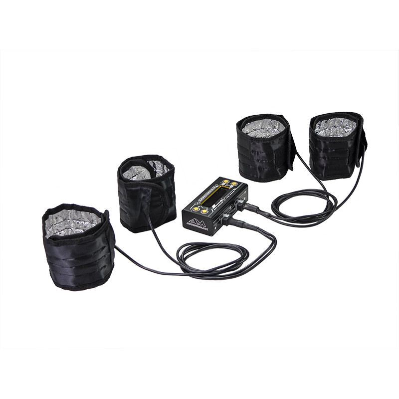 AM Tyre Warmer (1/8th Buggy or Drag Racing Tyre) With Bag Black Golden by Arrowm