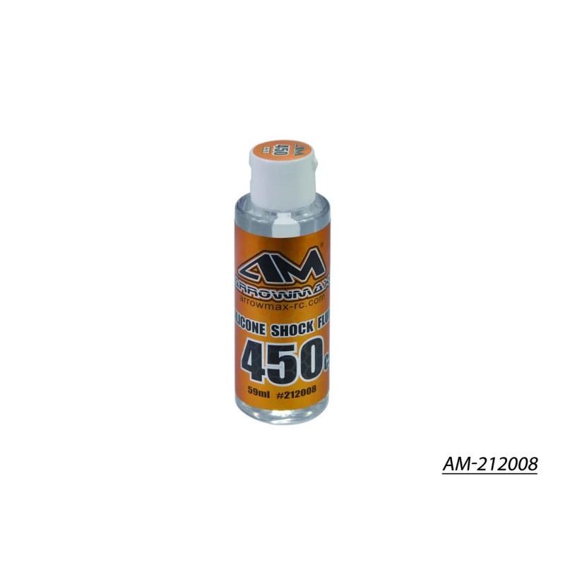 Silicone Shock Oil Fluid 59ml 450cst V2 by Arrowmax