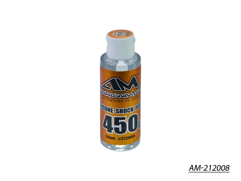 Silicone Shock Oil Fluid 59ml 450cst V2 by Arrowmax