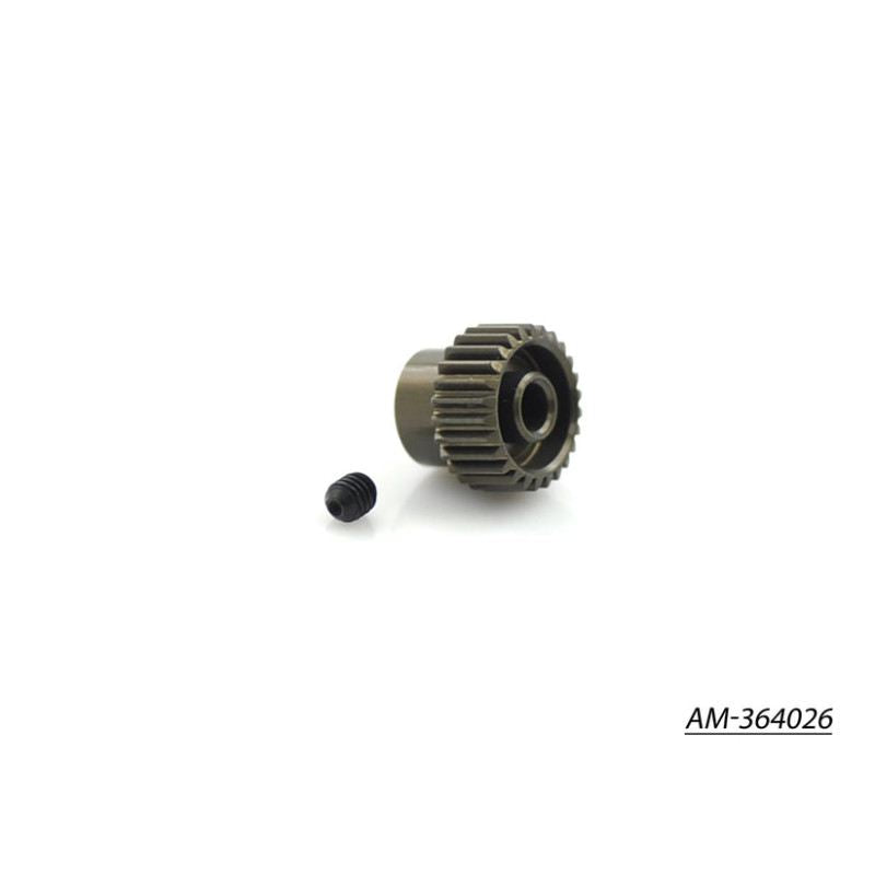 Pinion Gear 64P 26T 7075 Hard by Arrowmax