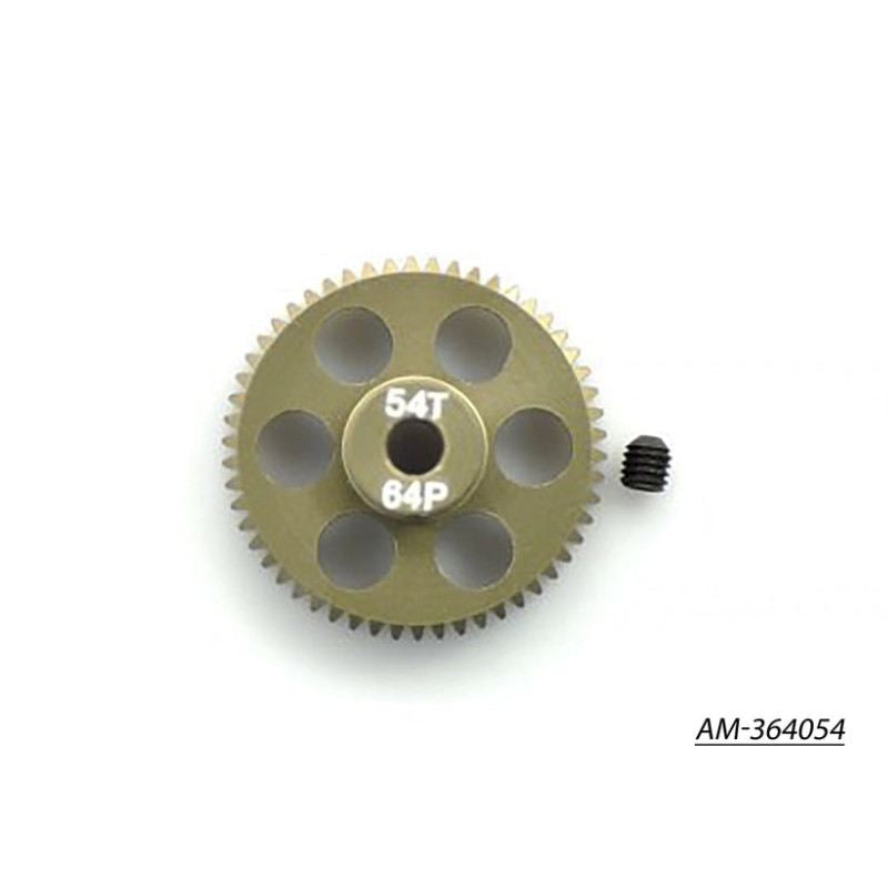 Pinion Gear 64P 54T 7075 Hard by Arrowmax