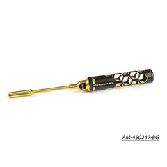 Nut Driver 3/16 Inch (4.763mm) X 100mm Black Golden by Arrowmax