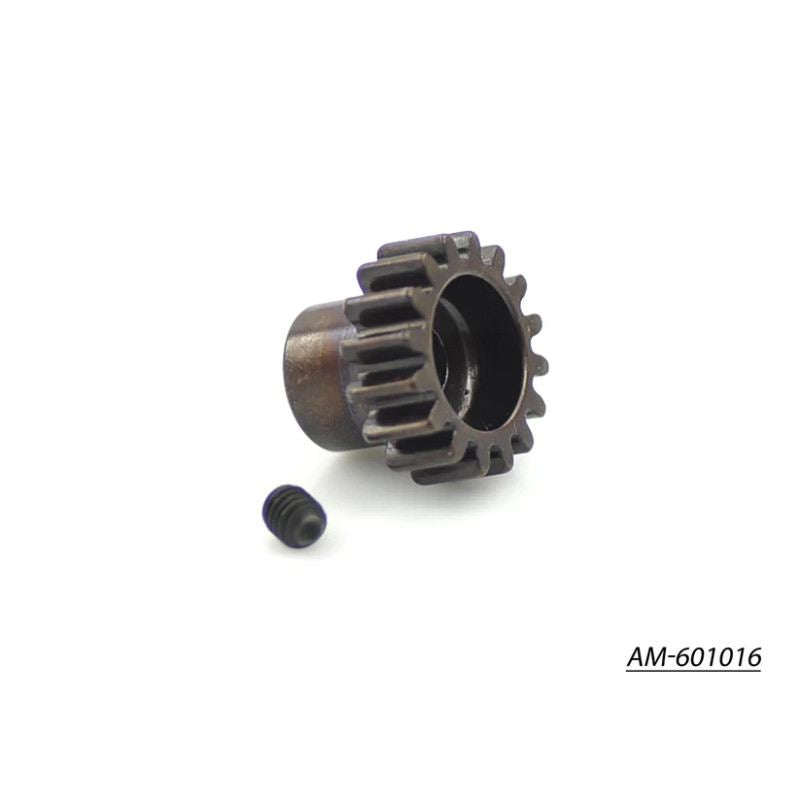 ArrowMax Ultra Mod 1 Pinion 16T 1/8 Buggy 5mm Shaft Spring Steel