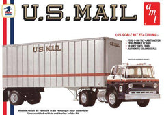 Amt 1/25 Ford US Mail Trk&Trlr