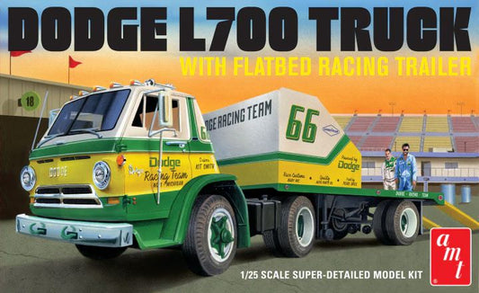Amt 1/25 '66 Dodge L700 w/trailr