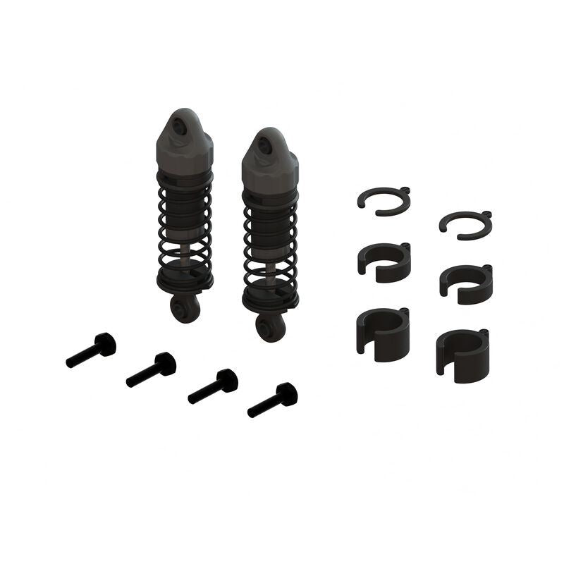 Shock Set, 58mm Length, 2000cSt Oil (2pcs) Typhon Grom Brushed by ARRMA