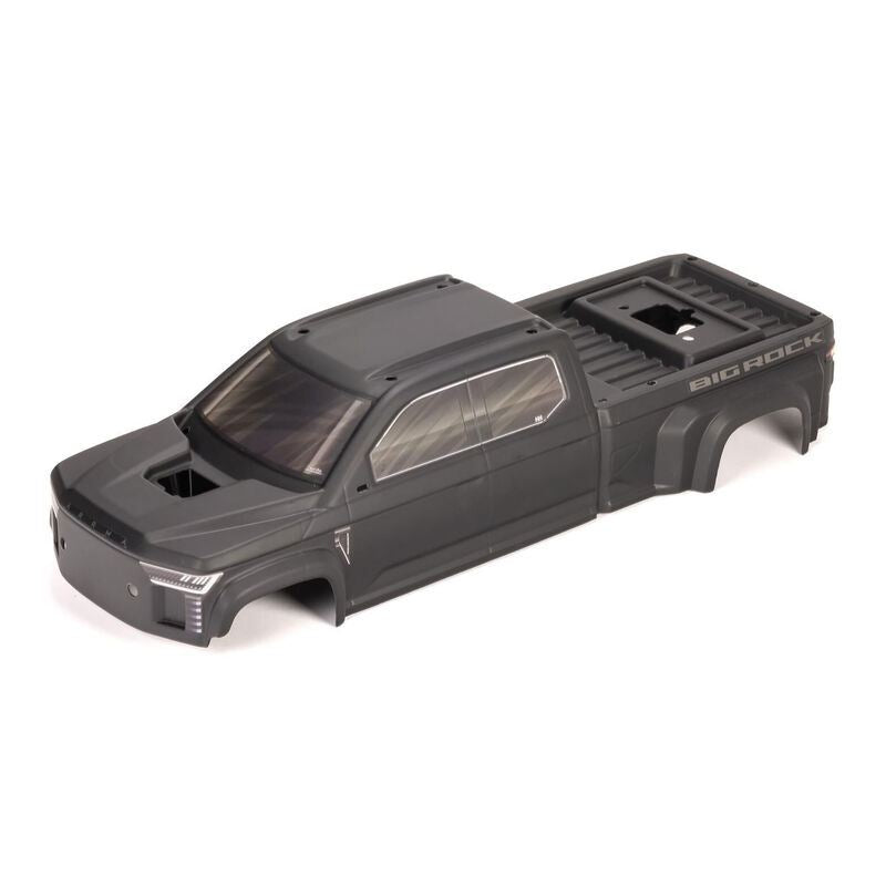 BIG ROCK 4X4 Crew Cab Clipless Painted Decaled Trimmed Body (Matte Black) by Arr