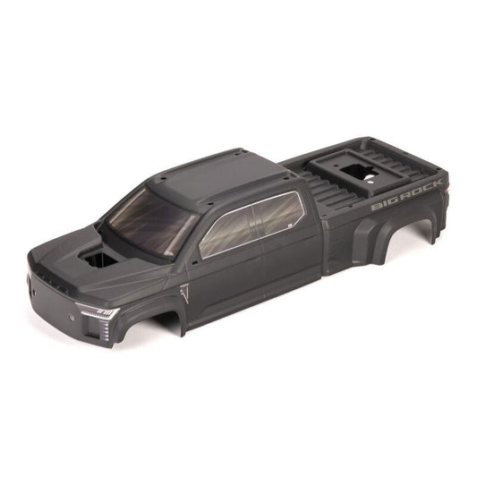 BIG ROCK 4X4 Crew Cab Clipless Painted Decaled Trimmed Body (Matte Black) by Arr