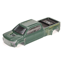 BIG ROCK 4X4 Crew Cab Clipless Painted Decaled Trimmed Body (Green) by Arrma