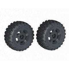 dBoots 'Ragnarok MT' Tire Set Glued (Black) (2pcs) by Arrma