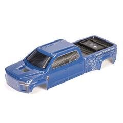 BIG ROCK 4X4 Crew Cab Clipless Painted Decaled Trimmed Body (Blue) by Arrma
