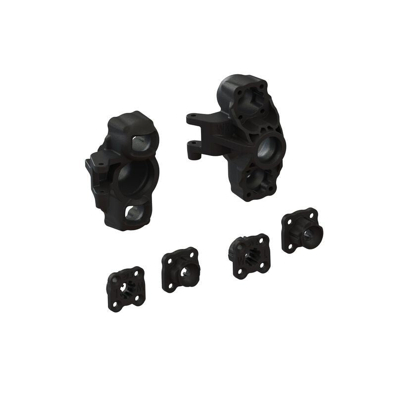 Front Steering Blocks 6S V6 Kraton, Notorious, Kraton EXB V6 by ARRMA