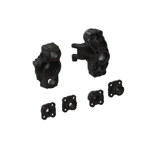 Front Steering Blocks 6S V6 Kraton, Notorious, Kraton EXB V6 by ARRMA