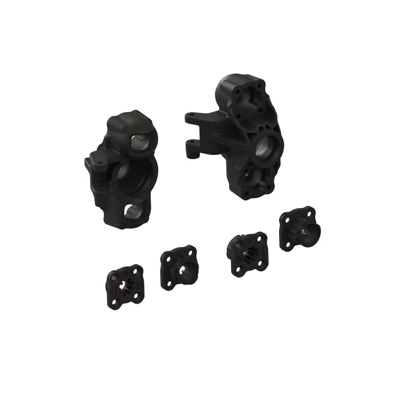 Front Steering Blocks 6S V6 Kraton, Notorious, Kraton EXB V6 by ARRMA
