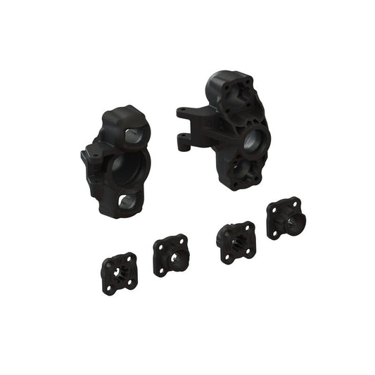 Front Steering Blocks 6S V6 Kraton, Notorious, Kraton EXB V6 by ARRMA