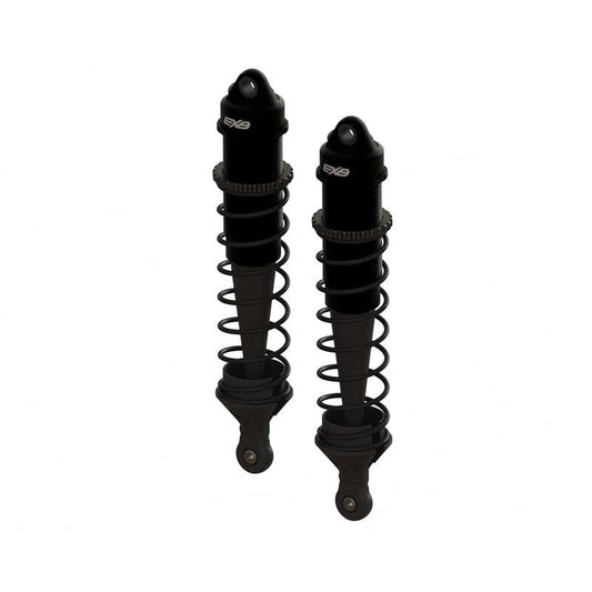 Shock Set Bore:16mm, Length:134mm Piston:8 x 1.3mm Oil:1300 cst Emulsion Caps by