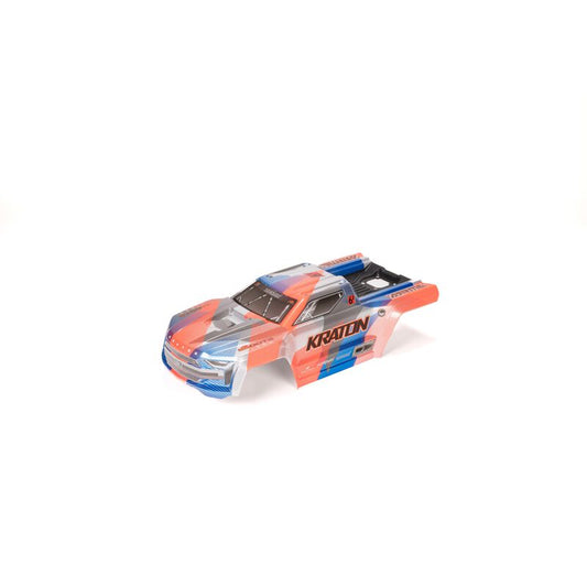 KRATON Painted Decaled Trimmed Body Set (Blue/Orange)