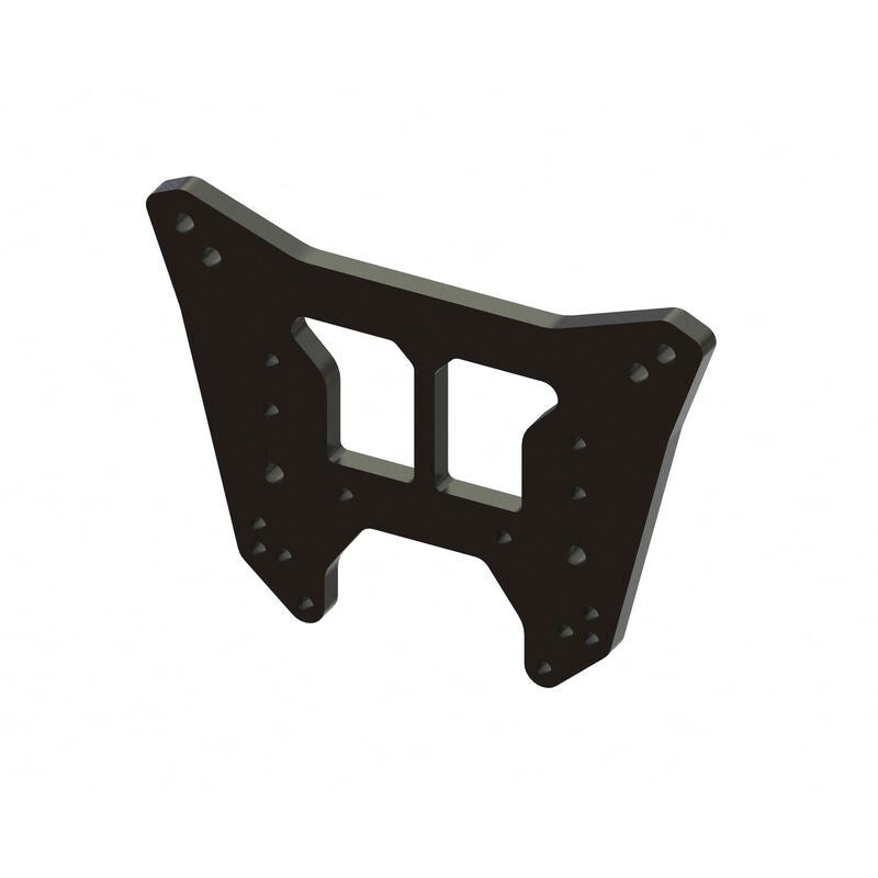 Rear Shock Tower Aluminum M4 (Black) by Arrma