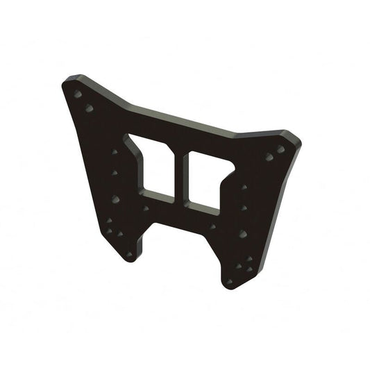 Rear Shock Tower Aluminum M4 (Black) by Arrma