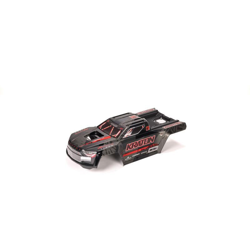 KRATON 6S EXB Painted Decaled Trimmed body (Black) by Arrma