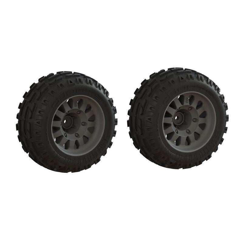 DBoots 'Dirtrunner ST' Tire Set Glued (1 Pair) by Arrma