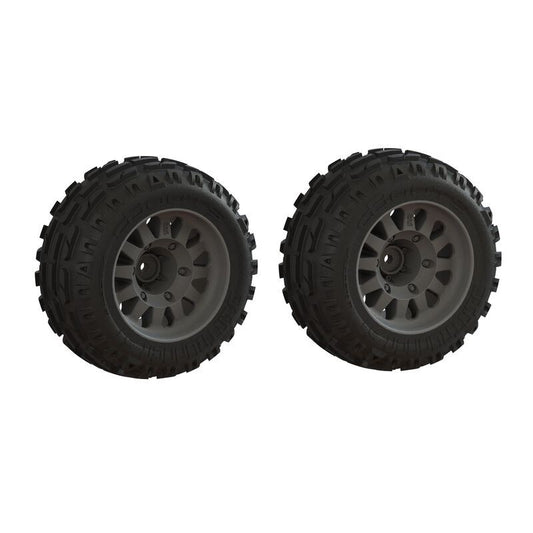 DBoots 'Dirtrunner ST' Tire Set Glued (1 Pair) by Arrma