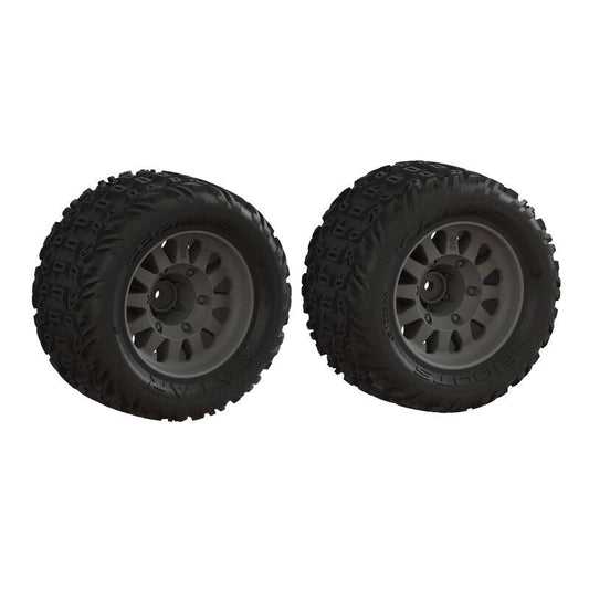 DBoots 'Katar' Tire Set Glued (1 Pair) 14mm Hex suit Vorteks 3S BLX, 223S by ARR