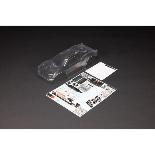 VORTEKS 2WD Clear Body - Hidden Body Mount (inc decals/window masks) by Arrma
