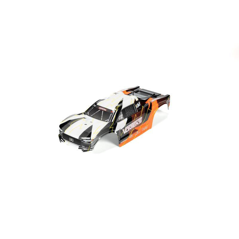 VORTEKS 2WD Clipless Painted Decaled Body Set (Orange) by Arrma