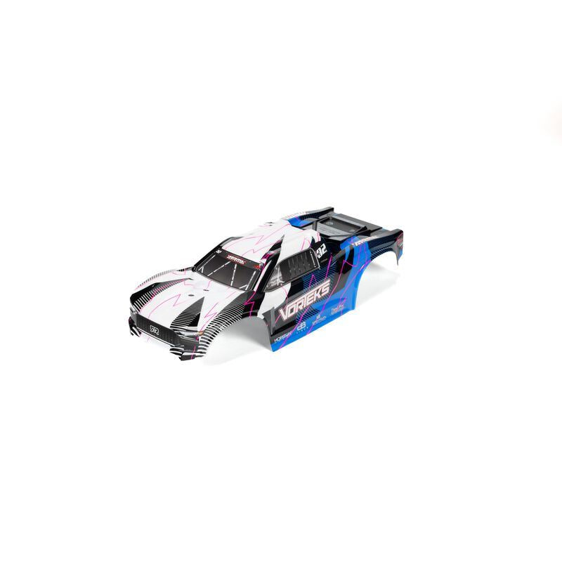 VORTEKS 2WD Clipless Painted Decaled Trimmed Body Set (Blue) by Arrma