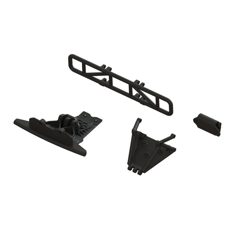 Lower Skid And Bumper Set (Black) by Arrma