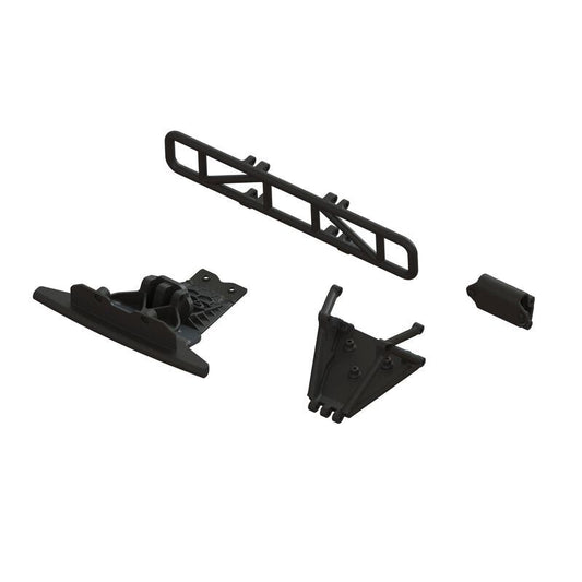 Lower Skid And Bumper Set (Black) by Arrma