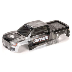 GRANITE 4X4 Clipless Painted Decaled Trimmed Body (Gun Metal) by ARRMA