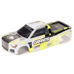 GRANITE 4x4 Clipless Painted Decaled Body (Yellow) by Arrma