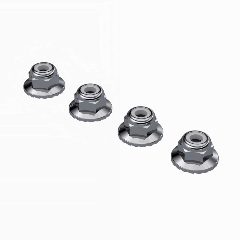 Wide Flanged Nyloc Nut M4 (4Pcs) by Arrma