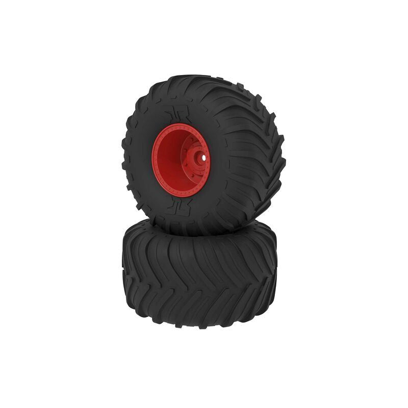 dBoots Chevron MT Tire Set Glued - Red by Arrma