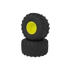 dBoots Chevron MT Tire Set Glued - Yellow by Arrma