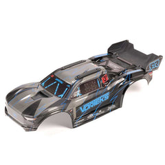 VORTEKS 2WD Painted Decaled Trimmed Body Set - Hidden Body Mount  (Blue/Black) b
