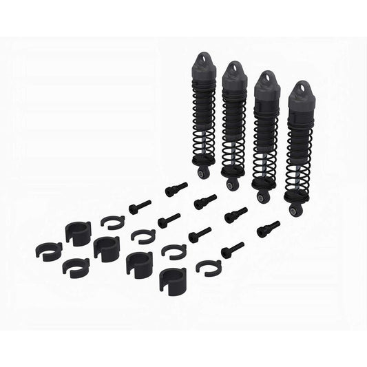 Shock Set, 71mm Length, 500cSt Oil (4pcs) - Quake and Gorgon GROM by ARRMA