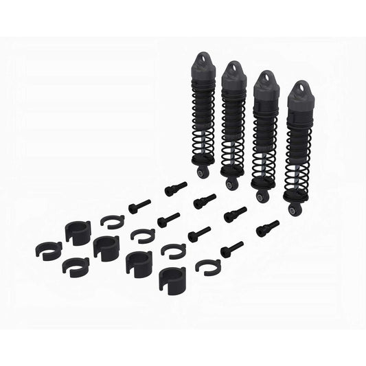 Shock Set, 71mm Length, 500cSt Oil (4pcs) - Quake and Gorgon GROM by ARRMA