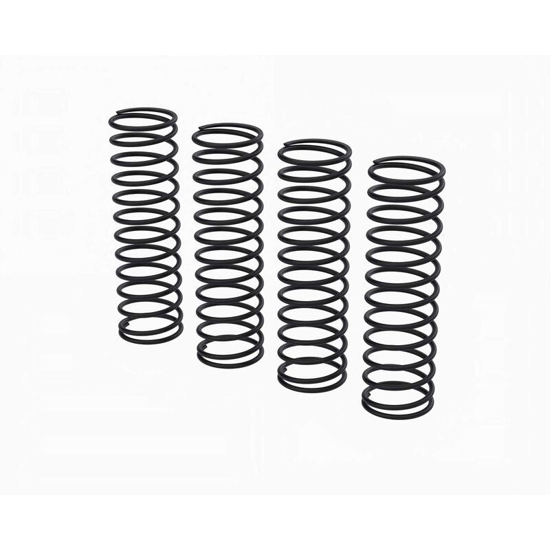 Shock Spring Set E - Black - 0.55N/mm (4pcs) - GROM by Arrma