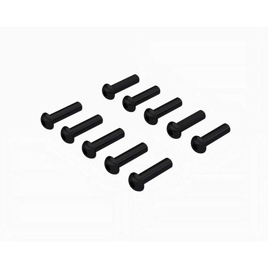 Button Head Screw M2.5x10mm (10Pcs) by Arrma